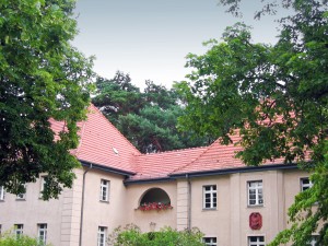 apartment building with an attractive roof